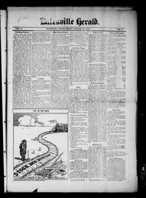 Batesville Herald. (Batesville, Tex.), Vol. 13, No. 21, Ed. 1 Friday, January 10, 1913