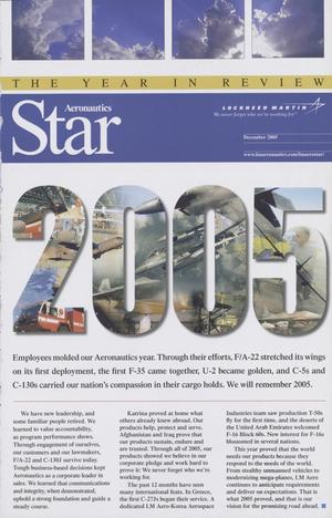 Primary view of object titled 'Aeronautics Star, The Year in Review: 2005'.