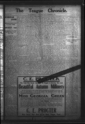 Primary view of object titled 'The Teague Chronicle. (Teague, Tex.), Vol. 1, No. 10, Ed. 1 Friday, September 28, 1906'.