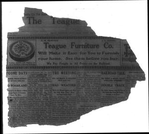 The Teague Chronicle. (Teague, Tex.), Vol. [3], No. [31], Ed. 1 Friday, February 19, 1909