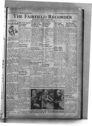 The Fairfield Recorder (Fairfield, Tex.), Vol. 64, No. 25, Ed. 1 Thursday, February 29, 1940