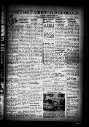 Primary view of object titled 'The Fairfield Recorder (Fairfield, Tex.), Vol. 69, No. 43, Ed. 1 Thursday, July 19, 1945'.