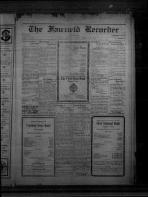 The Fairfield Recorder (Fairfield, Tex.), Vol. 41, No. 42, Ed. 1 Friday, July 6, 1917