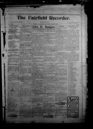 The Fairfield Recorder. (Fairfield, Tex.), Vol. 29, No. 25, Ed. 1 Friday, March 17, 1905