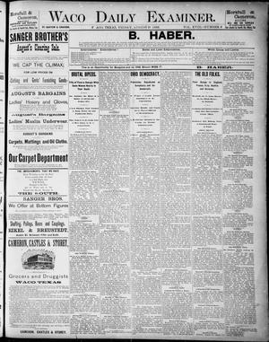 Waco Daily Examiner. (Waco, Tex.), Vol. 18, No. 246, Ed. 1, Friday, August 21, 1885