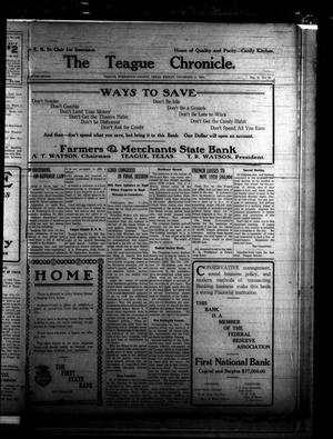 Primary view of object titled 'The Teague Chronicle. (Teague, Tex.), Vol. 9, No. 21, Ed. 1 Friday, December 11, 1914'.