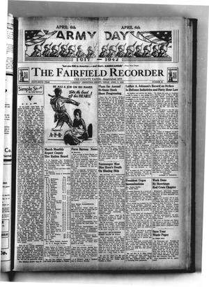 The Fairfield Recorder (Fairfield, Tex.), Vol. 66, No. 28, Ed. 1 Thursday, April 2, 1942