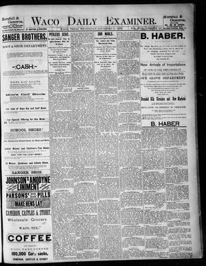 Waco Daily Examiner. (Waco, Tex.), Vol. 18, No. 309, Ed. 1, Wednesday, November 11, 1885