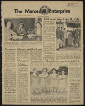 Primary view of object titled 'The Mercedes Enterprise (Mercedes, Tex.), Vol. 57, No. 46, Ed. 1 Thursday, November 16, 1972'.
