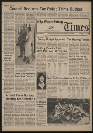 The Odem-Edroy Times (Odem, Tex.), Vol. 29, No. 38, Ed. 1 Thursday, September 18, 1980