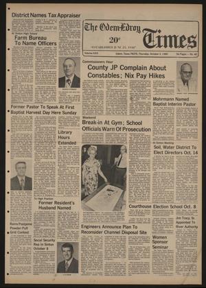 The Odem-Edroy Times (Odem, Tex.), Vol. 29, No. 40, Ed. 1 Thursday, October 2, 1980