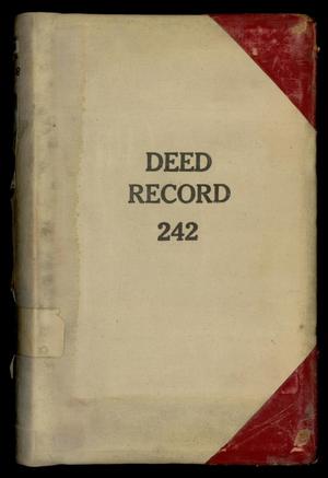 Primary view of object titled 'Travis County Deed Records: Deed Record 242'.