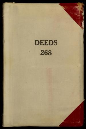Primary view of object titled 'Travis County Deed Records: Deed Record 268'.