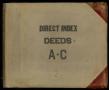 Book: Travis County Deed Records: Direct Index to Deeds 1916-1924 A-C