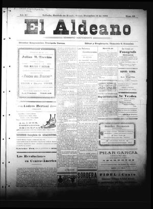 El Aldeano (Uribeño, Tex.), Vol. 2, No. 54, Ed. 1 Sunday, December 13, 1908