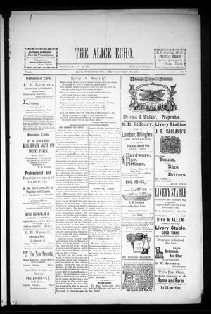 The Alice Echo. (Alice, Tex.), Vol. 6, No. 8, Ed. 1 Thursday, January 19, 1899