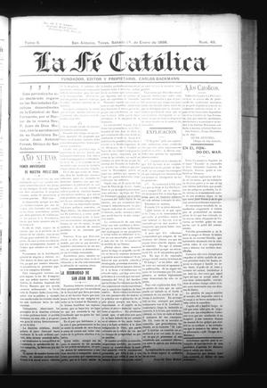 La Fé Católica (San Antonio, Tex.), Vol. 2, No. 49, Ed. 1 Saturday, January 1, 1898