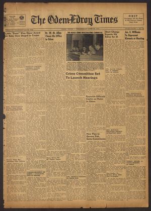 The Odem-Edroy Times (Odem, Tex.), Vol. 3, No. 52, Ed. 1 Wednesday, June 20, 1951