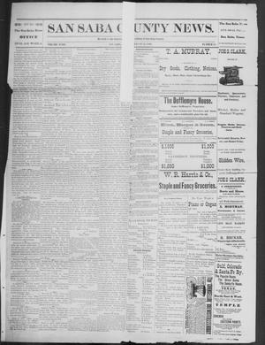 The San Saba County News. (San Saba, Tex.), Vol. 18, No. 41, Ed. 1, Friday, August 26, 1892