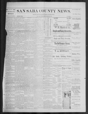 The San Saba County News. (San Saba, Tex.), Vol. 18, No. 44, Ed. 1, Friday, September 16, 1892
