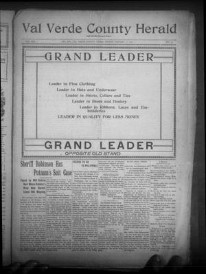 Val Verde County Herald and Del Rio Record-News (Del Rio, Tex.), Vol. 19, No. 39, Ed. 1 Friday, January 11, 1907