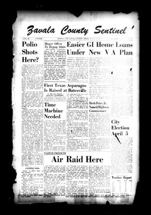 Zavala County Sentinel (Crystal City, Tex.), Vol. 43, No. 46, Ed. 1 Friday, March 11, 1955