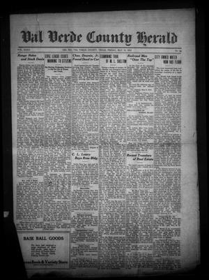 Primary view of object titled 'Val Verde County Herald (Del Rio, Tex.), Vol. 32, No. 10, Ed. 1 Friday, May 16, 1919'.