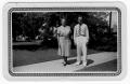 Photograph: [Alf Morris Jr. and his mother, Mrs. Morris]