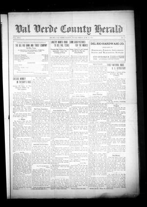 Val Verde County Herald (Del Rio, Tex.), Vol. 26, No. 11, Ed. 1 Friday, June 13, 1913