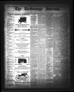 Primary view of object titled 'The La Grange Journal. (La Grange, Tex.), Vol. 5, No. 7, Ed. 1 Thursday, February 14, 1884'.