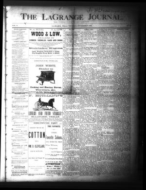 Primary view of object titled 'The La Grange Journal. (La Grange, Tex.), Vol. 2, No. 39, Ed. 1 Thursday, November 17, 1881'.