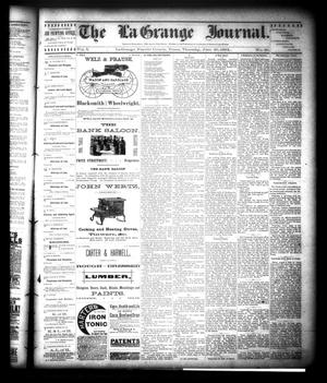 The La Grange Journal. (La Grange, Tex.), Vol. 5, No. 26, Ed. 1 Thursday, June 26, 1884