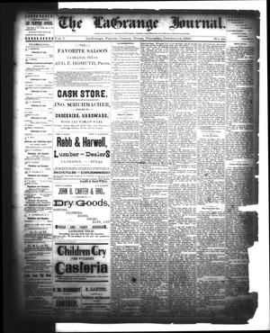 The La Grange Journal. (La Grange, Tex.), Vol. 7, No. 42, Ed. 1 Thursday, October 14, 1886