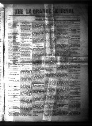 The La Grange Journal (La Grange, Tex.), Vol. 1, No. 10, Ed. 1 Wednesday, April 21, 1880