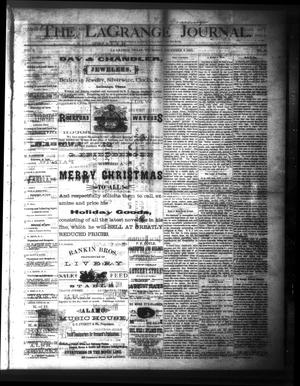 The La Grange Journal. (La Grange, Tex.), Vol. 4, No. 40, Ed. 1 Thursday, December 6, 1883