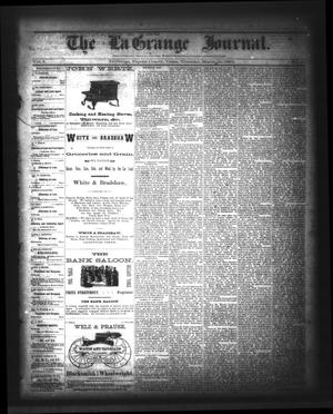 The La Grange Journal. (La Grange, Tex.), Vol. 5, No. 11, Ed. 1 Thursday, March 13, 1884