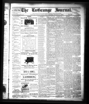 The La Grange Journal. (La Grange, Tex.), Vol. 5, No. 50, Ed. 1 Thursday, December 11, 1884