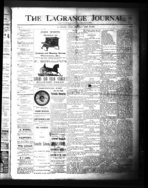 The La Grange Journal. (La Grange, Tex.), Vol. 3, No. 8, Ed. 1 Thursday, April 20, 1882