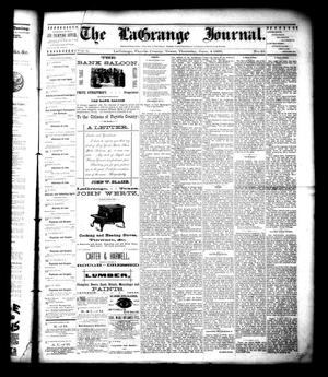 The La Grange Journal. (La Grange, Tex.), Vol. 6, No. 23, Ed. 1 Thursday, June 4, 1885