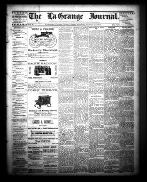 The La Grange Journal. (La Grange, Tex.), Vol. 5, No. 40, Ed. 1 Thursday, October 2, 1884