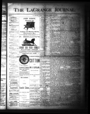 The La Grange Journal. (La Grange, Tex.), Vol. 2, No. 50, Ed. 1 Thursday, February 9, 1882
