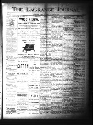 The La Grange Journal. (La Grange, Tex.), Vol. 2, No. 36, Ed. 1 Thursday, October 27, 1881
