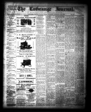 The La Grange Journal. (La Grange, Tex.), Vol. 6, No. 39, Ed. 1 Thursday, September 24, 1885