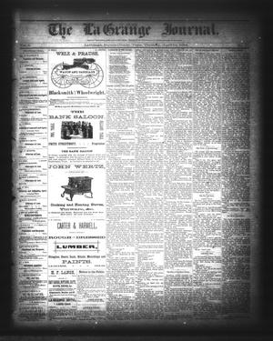 The La Grange Journal. (La Grange, Tex.), Vol. 5, No. 17, Ed. 1 Thursday, April 24, 1884