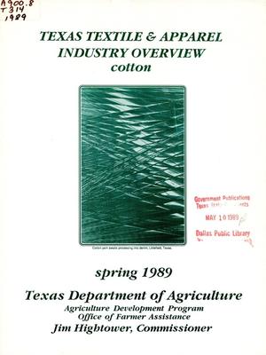 Texas Textile & Apparel Industry Overview - Cotton