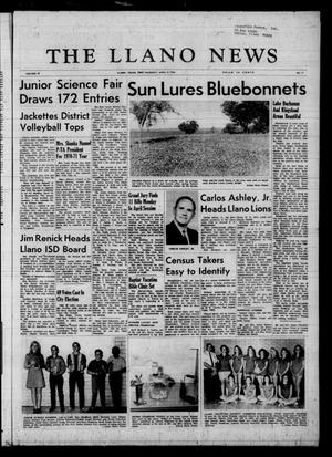 The Llano News (Llano, Tex.), Vol. 81, No. 21, Ed. 1 Thursday, April 9, 1970