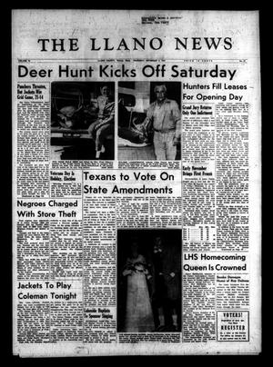 The Llano News (Llano, Tex.), Vol. 78, No. 51, Ed. 1 Thursday, November 9, 1967