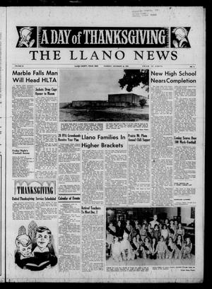 The Llano News (Llano, Tex.), Vol. 81, No. 2, Ed. 1 Thursday, November 26, 1970