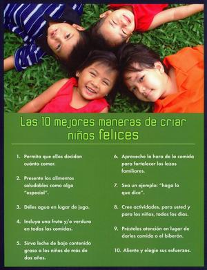 Primary view of object titled 'Las 10 mejores maneras de criar niños felices'.