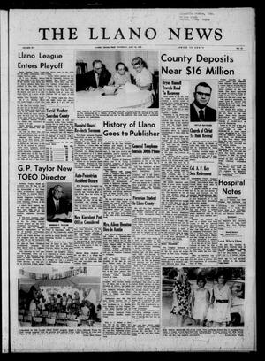 The Llano News (Llano, Tex.), Vol. 81, No. 35, Ed. 1 Thursday, July 16, 1970